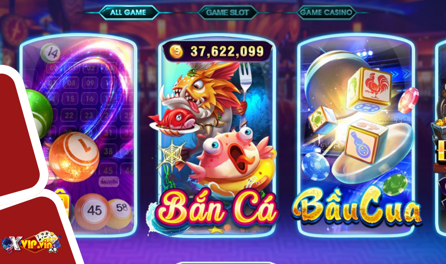 Giới thiệu kho sản phẩm siêu khủng tại cổng game Xvip