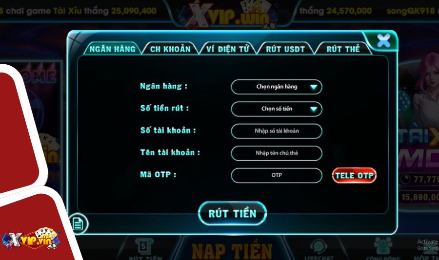 Hướng dẫn cách rút thưởng Xvip chi tiết từ A-Z